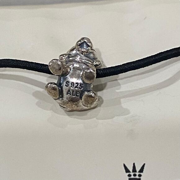 Retired Pandora Sterling Silver Red Enamel Christmas Puppy Dog Charm - Picture 8 of 13